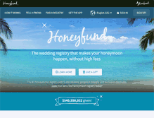 Tablet Screenshot of honeyfund.com